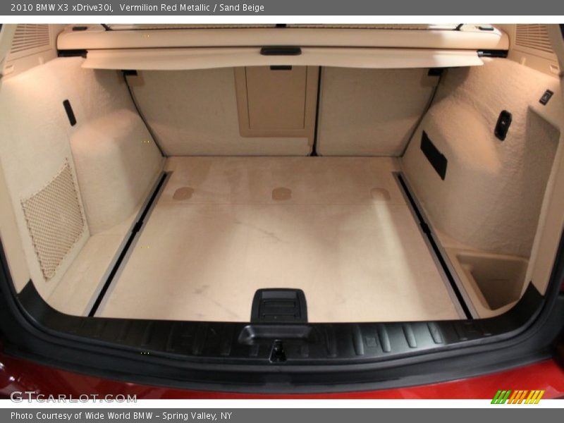 Vermilion Red Metallic / Sand Beige 2010 BMW X3 xDrive30i