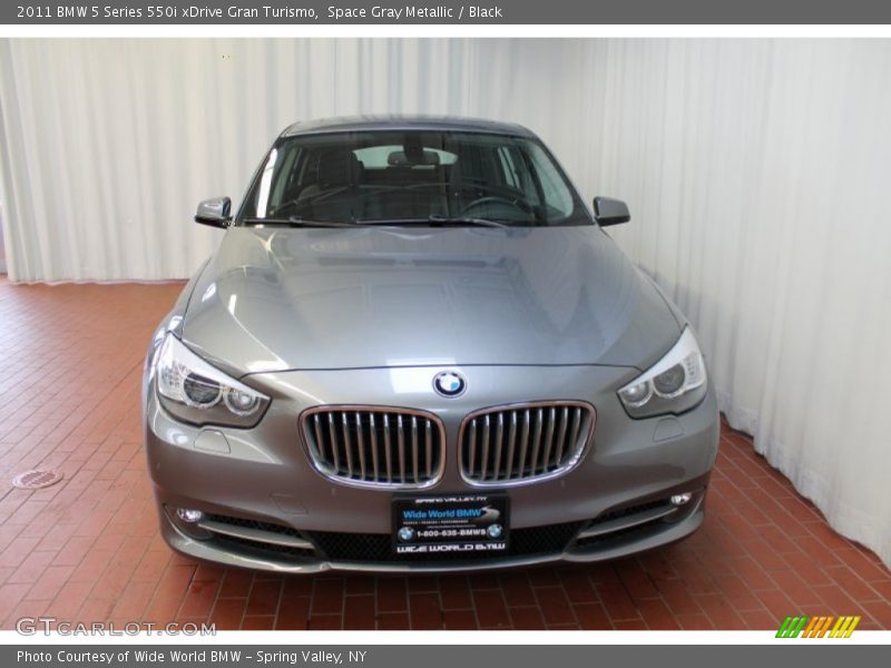 Space Gray Metallic / Black 2011 BMW 5 Series 550i xDrive Gran Turismo