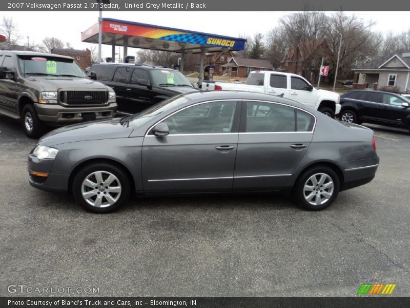 United Grey Metallic / Black 2007 Volkswagen Passat 2.0T Sedan