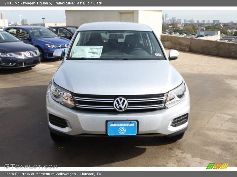 Reflex Silver Metallic / Black 2013 Volkswagen Tiguan S
