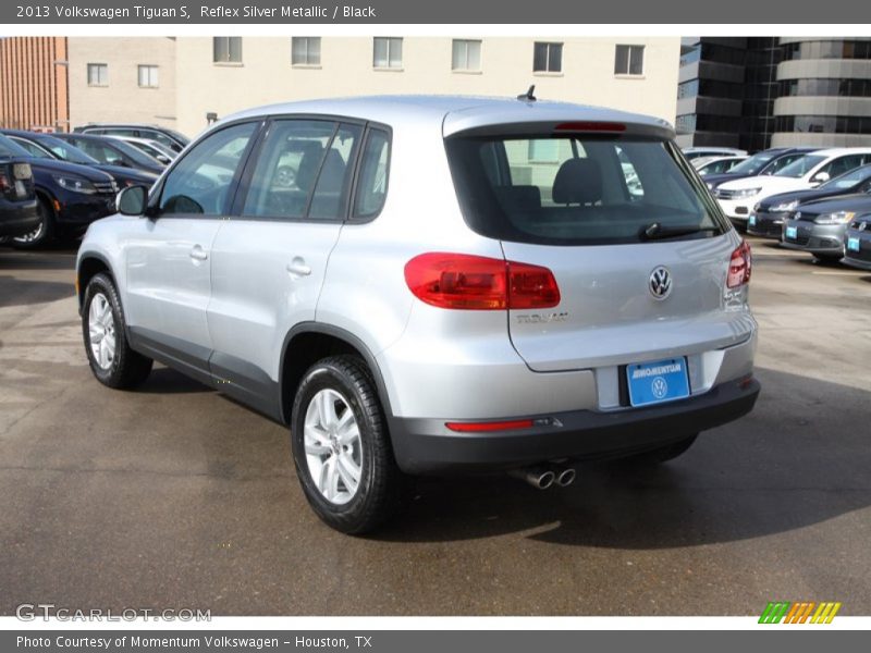 Reflex Silver Metallic / Black 2013 Volkswagen Tiguan S