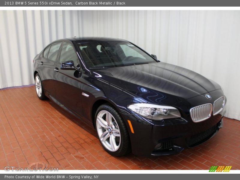Carbon Black Metallic / Black 2013 BMW 5 Series 550i xDrive Sedan