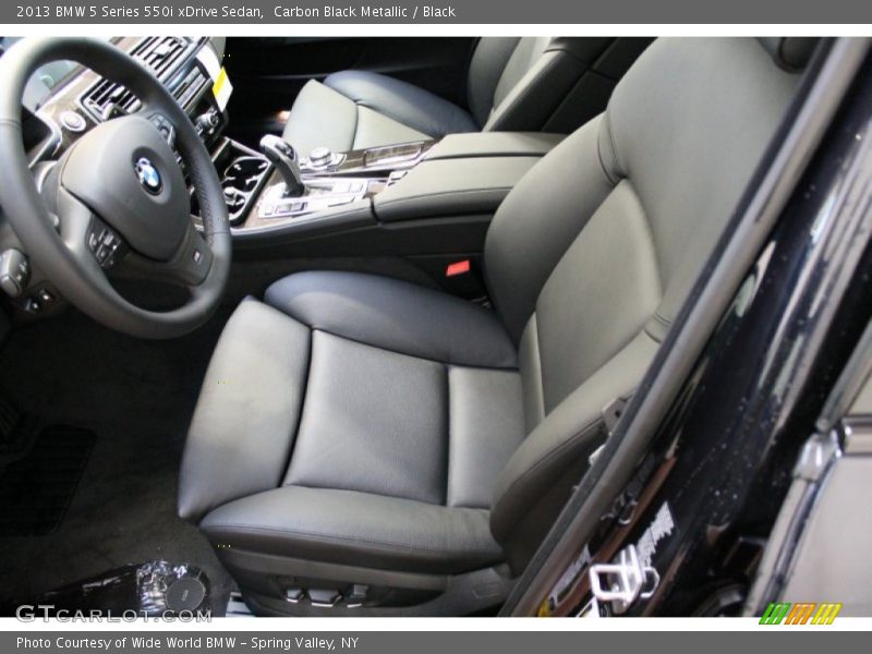 Front Seat of 2013 5 Series 550i xDrive Sedan