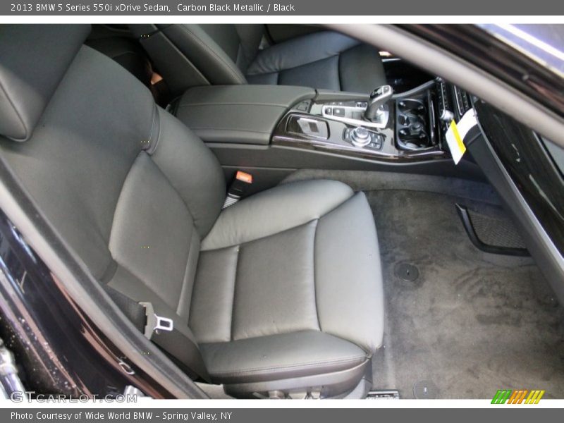 Carbon Black Metallic / Black 2013 BMW 5 Series 550i xDrive Sedan