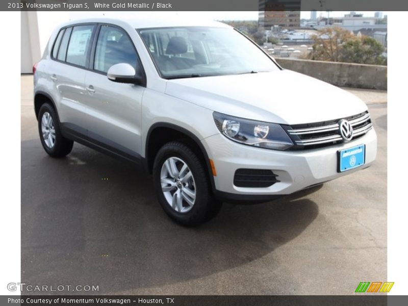 White Gold Metallic / Black 2013 Volkswagen Tiguan S