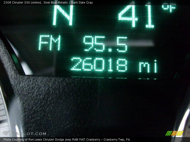 Steel Blue Metallic / Dark Slate Gray 2008 Chrysler 300 Limited