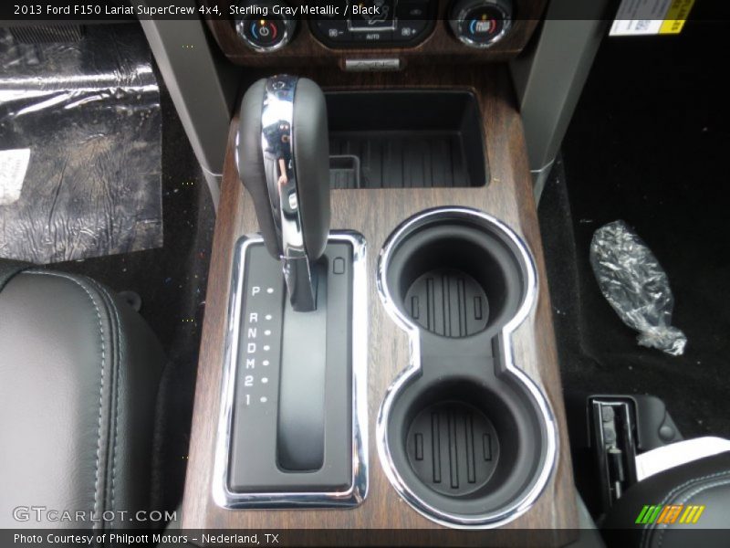 Sterling Gray Metallic / Black 2013 Ford F150 Lariat SuperCrew 4x4