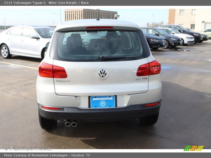 White Gold Metallic / Black 2013 Volkswagen Tiguan S