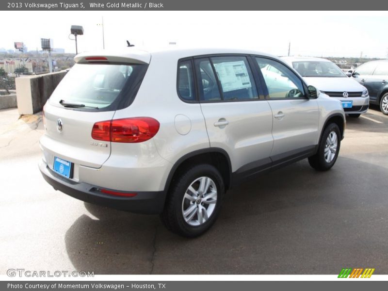 White Gold Metallic / Black 2013 Volkswagen Tiguan S