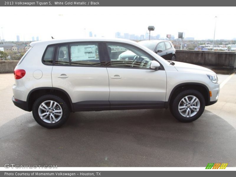 White Gold Metallic / Black 2013 Volkswagen Tiguan S
