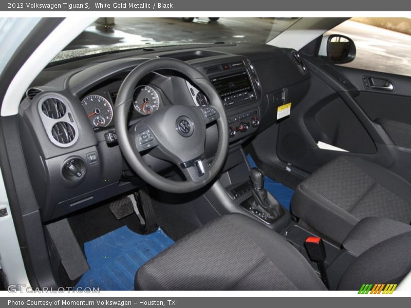 White Gold Metallic / Black 2013 Volkswagen Tiguan S