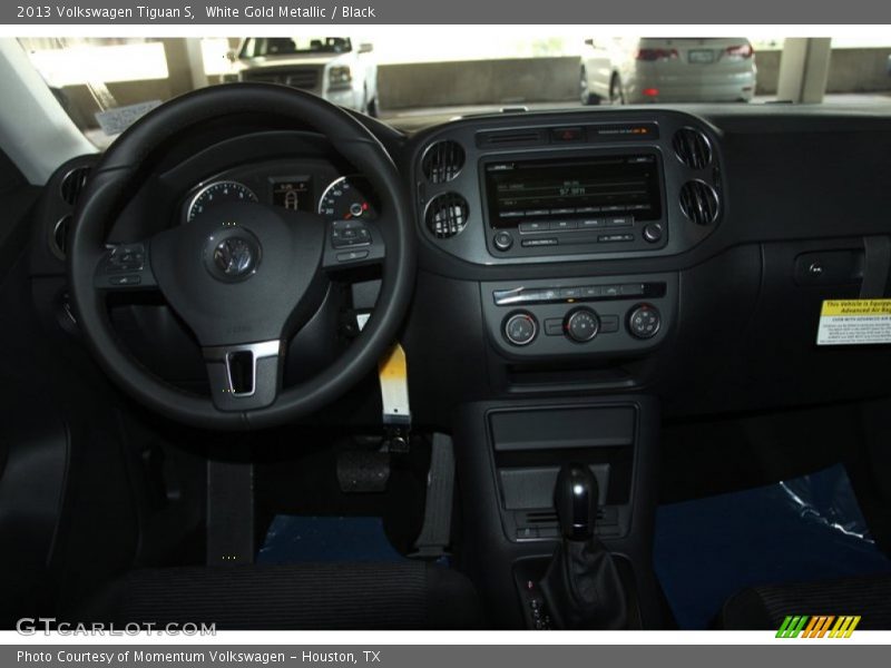 White Gold Metallic / Black 2013 Volkswagen Tiguan S
