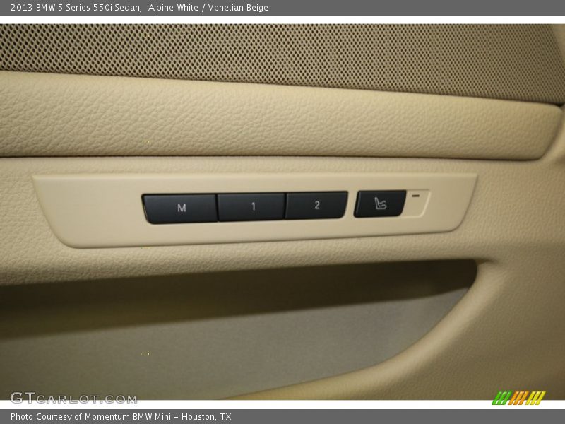 Alpine White / Venetian Beige 2013 BMW 5 Series 550i Sedan