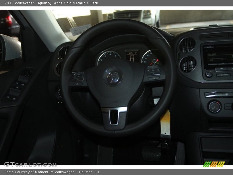 White Gold Metallic / Black 2013 Volkswagen Tiguan S