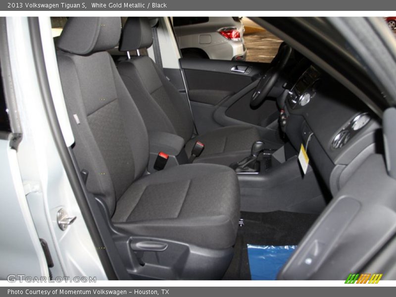 White Gold Metallic / Black 2013 Volkswagen Tiguan S