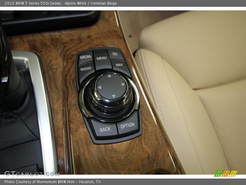 Alpine White / Venetian Beige 2013 BMW 5 Series 550i Sedan