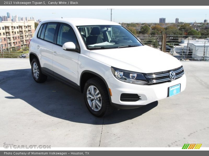 Candy White / Black 2013 Volkswagen Tiguan S