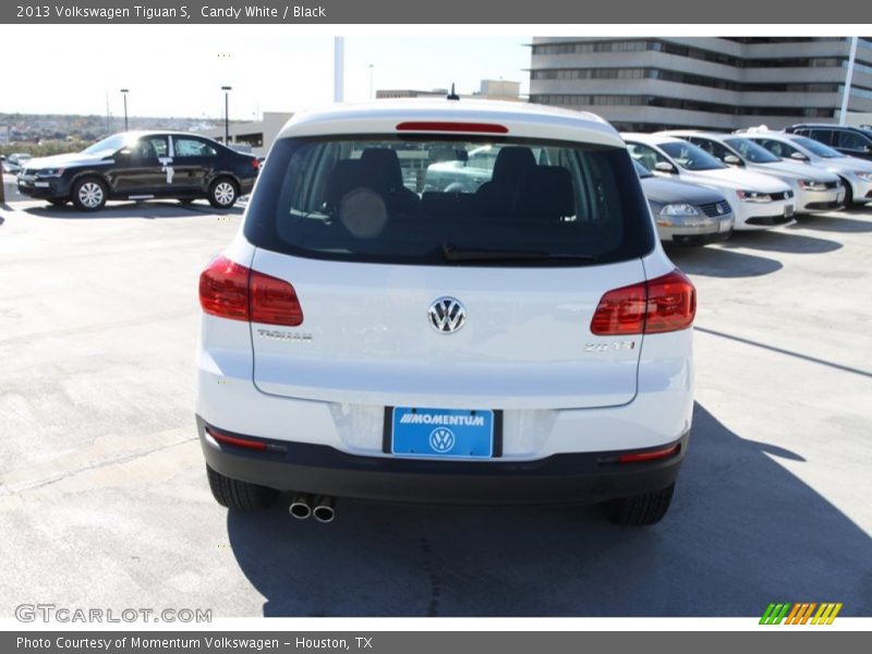 Candy White / Black 2013 Volkswagen Tiguan S