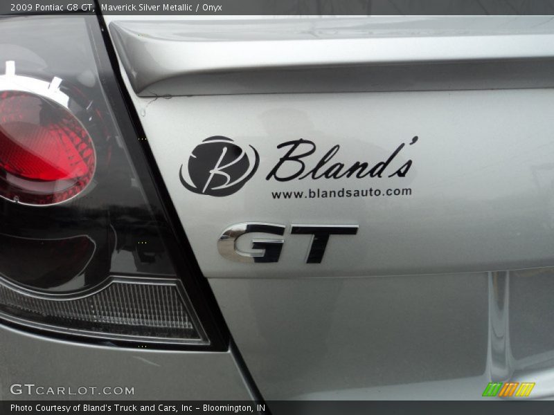 Maverick Silver Metallic / Onyx 2009 Pontiac G8 GT