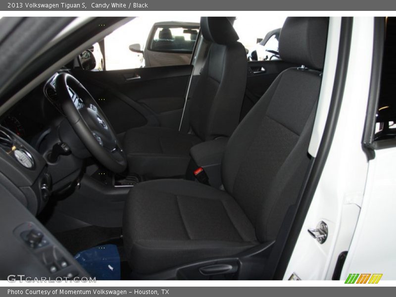 Candy White / Black 2013 Volkswagen Tiguan S