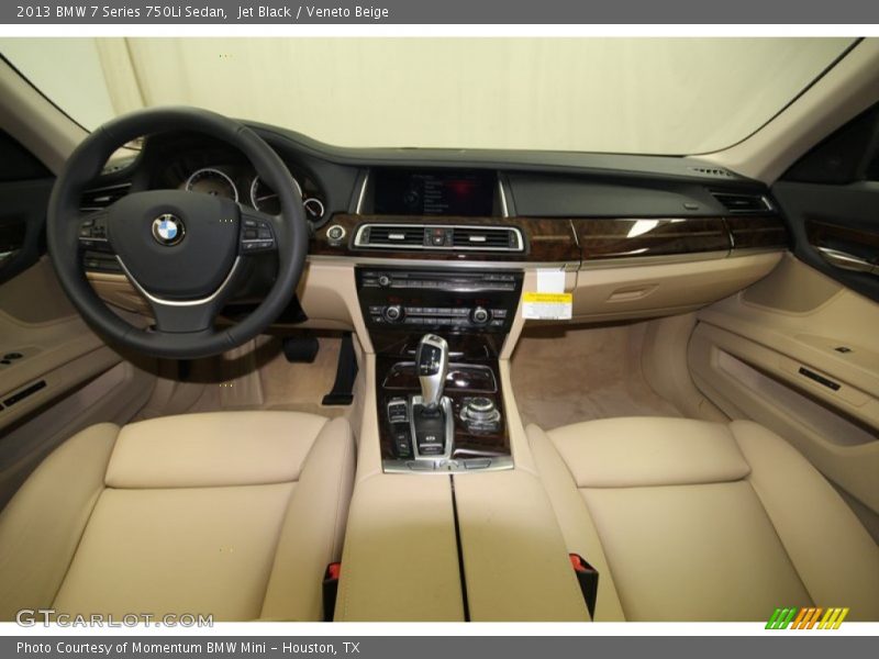 Jet Black / Veneto Beige 2013 BMW 7 Series 750Li Sedan