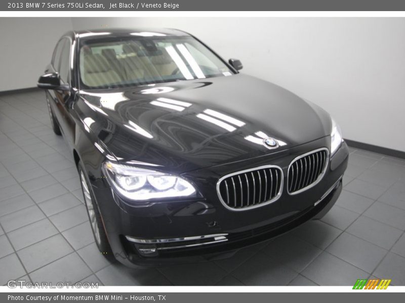 Jet Black / Veneto Beige 2013 BMW 7 Series 750Li Sedan