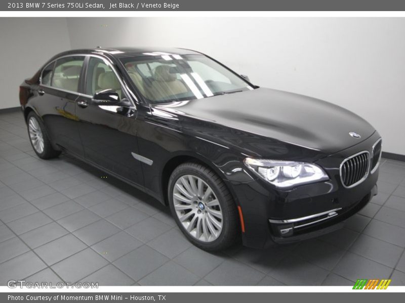 Jet Black / Veneto Beige 2013 BMW 7 Series 750Li Sedan