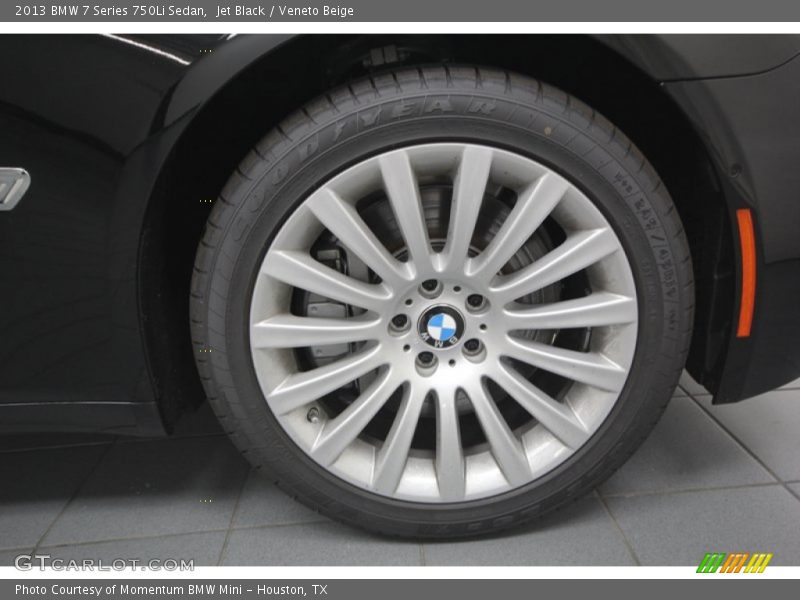 Jet Black / Veneto Beige 2013 BMW 7 Series 750Li Sedan