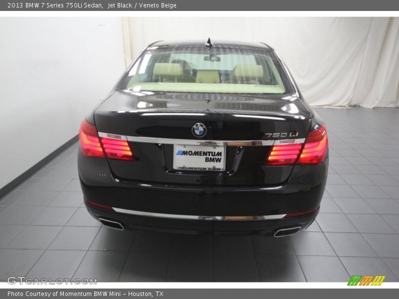 Jet Black / Veneto Beige 2013 BMW 7 Series 750Li Sedan