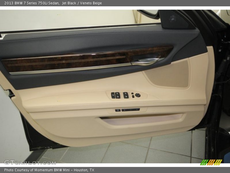 Jet Black / Veneto Beige 2013 BMW 7 Series 750Li Sedan