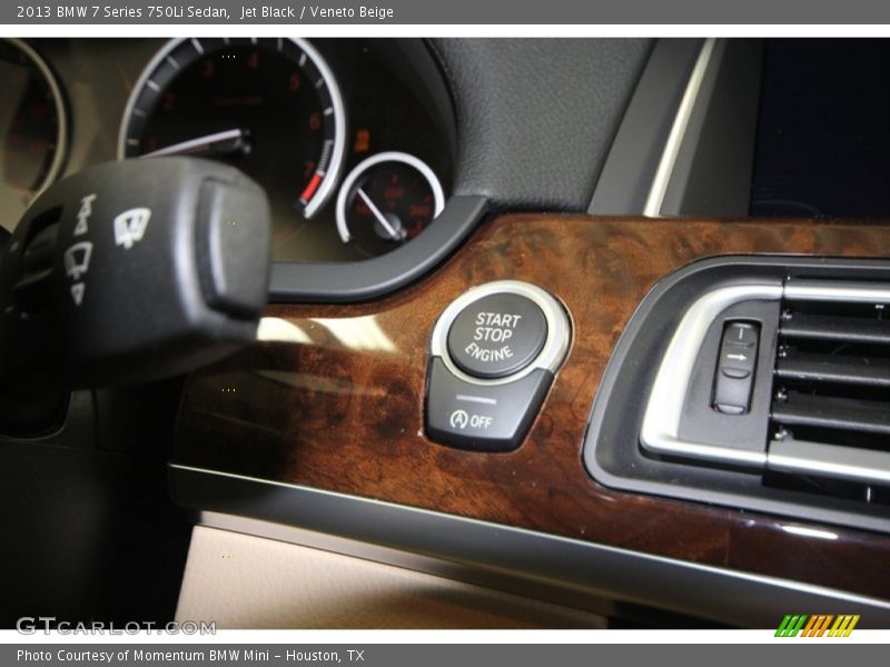 Jet Black / Veneto Beige 2013 BMW 7 Series 750Li Sedan