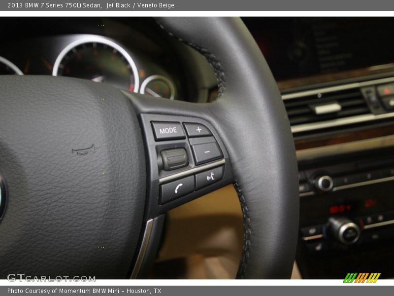 Jet Black / Veneto Beige 2013 BMW 7 Series 750Li Sedan