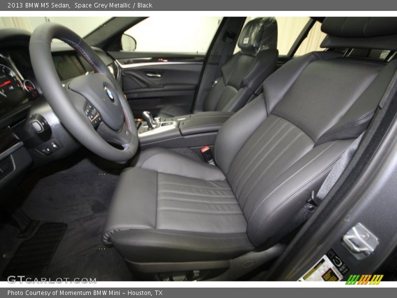 Front Seat of 2013 M5 Sedan