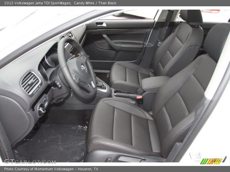 Candy White / Titan Black 2013 Volkswagen Jetta TDI SportWagen