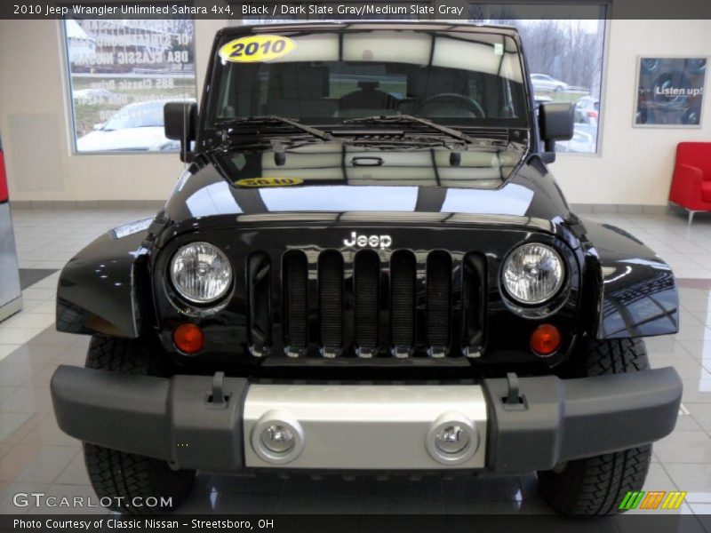 Black / Dark Slate Gray/Medium Slate Gray 2010 Jeep Wrangler Unlimited Sahara 4x4