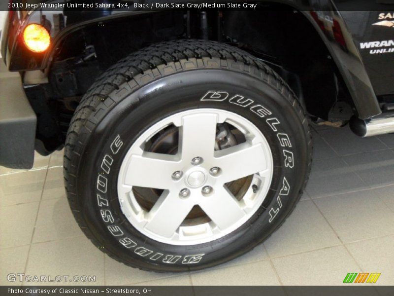 Black / Dark Slate Gray/Medium Slate Gray 2010 Jeep Wrangler Unlimited Sahara 4x4