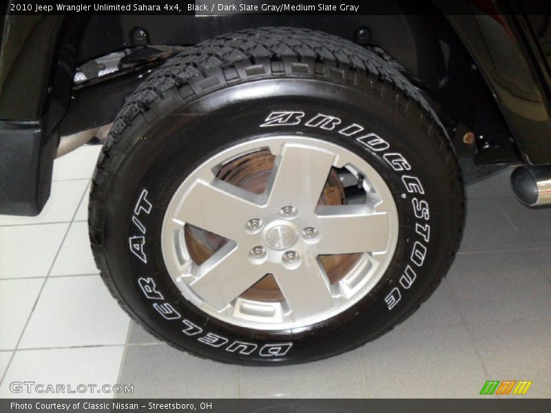 Black / Dark Slate Gray/Medium Slate Gray 2010 Jeep Wrangler Unlimited Sahara 4x4