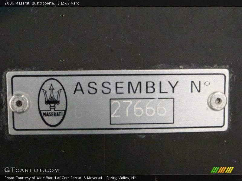 Black / Nero 2006 Maserati Quattroporte