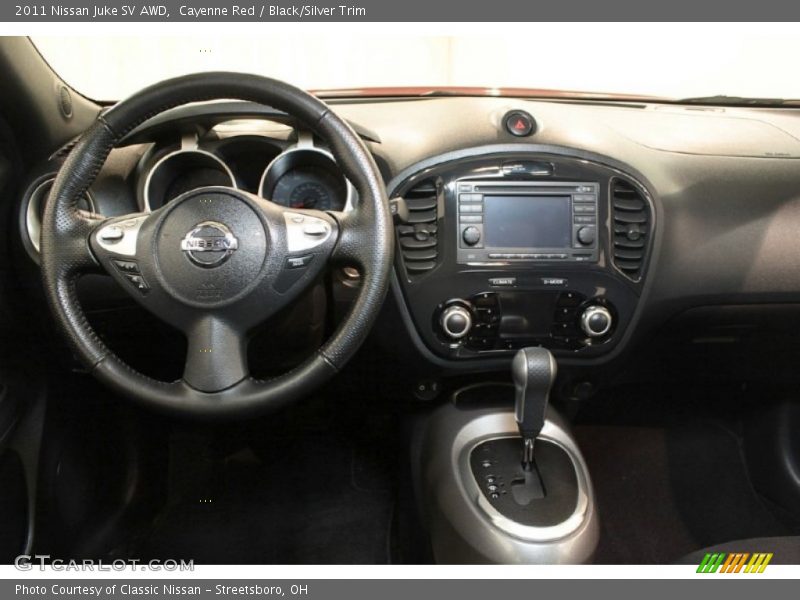 Cayenne Red / Black/Silver Trim 2011 Nissan Juke SV AWD