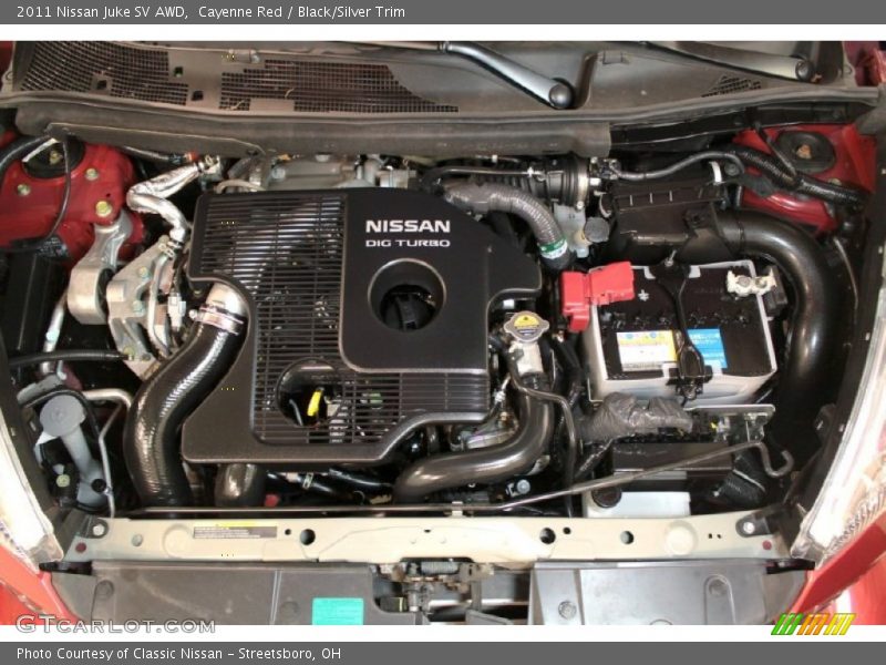 Cayenne Red / Black/Silver Trim 2011 Nissan Juke SV AWD