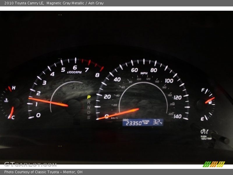 Magnetic Gray Metallic / Ash Gray 2010 Toyota Camry LE