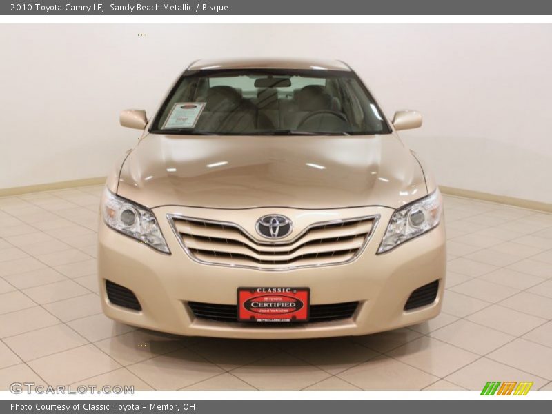 Sandy Beach Metallic / Bisque 2010 Toyota Camry LE