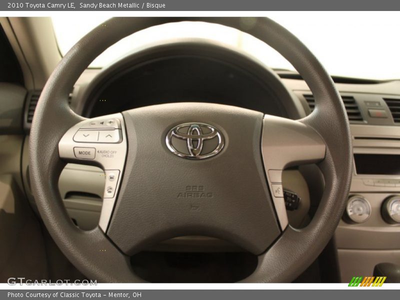 Sandy Beach Metallic / Bisque 2010 Toyota Camry LE