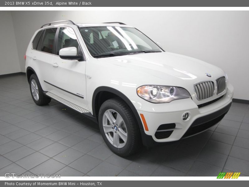 Alpine White / Black 2013 BMW X5 xDrive 35d
