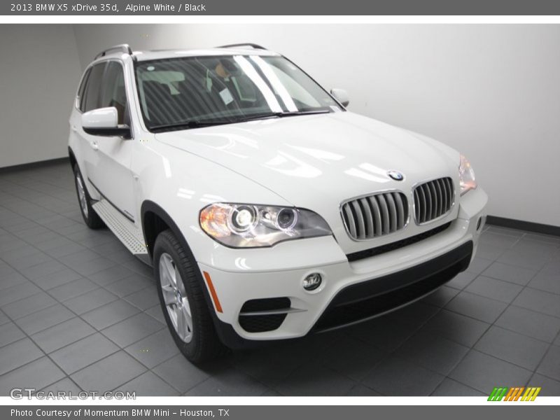 Alpine White / Black 2013 BMW X5 xDrive 35d