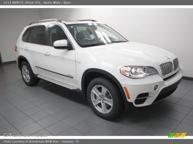 Alpine White / Black 2013 BMW X5 xDrive 35d