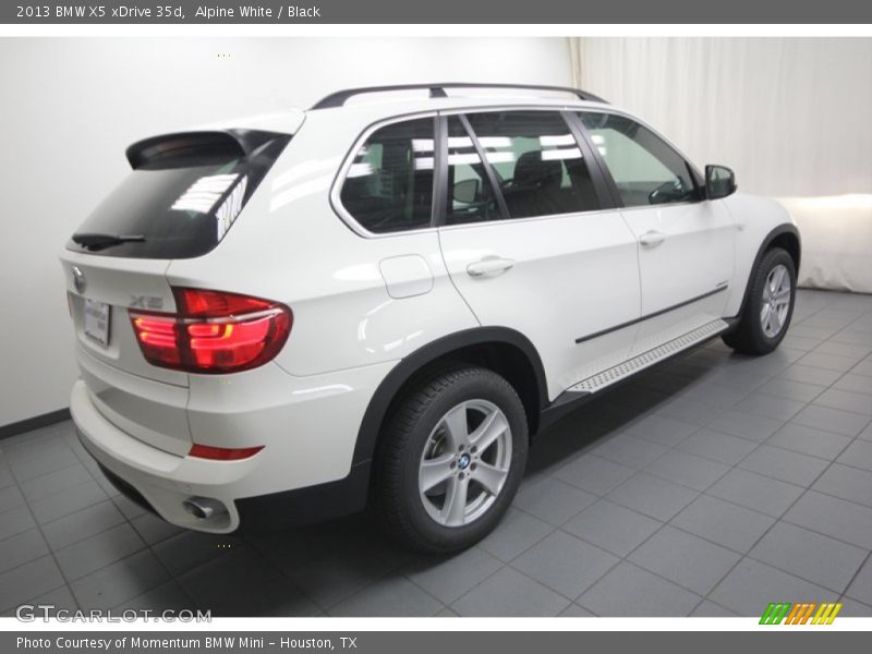 Alpine White / Black 2013 BMW X5 xDrive 35d