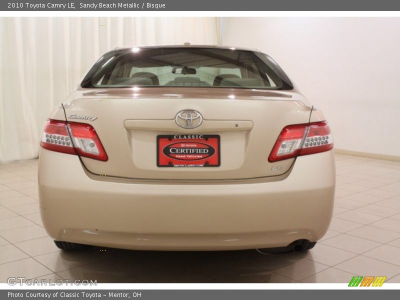 Sandy Beach Metallic / Bisque 2010 Toyota Camry LE