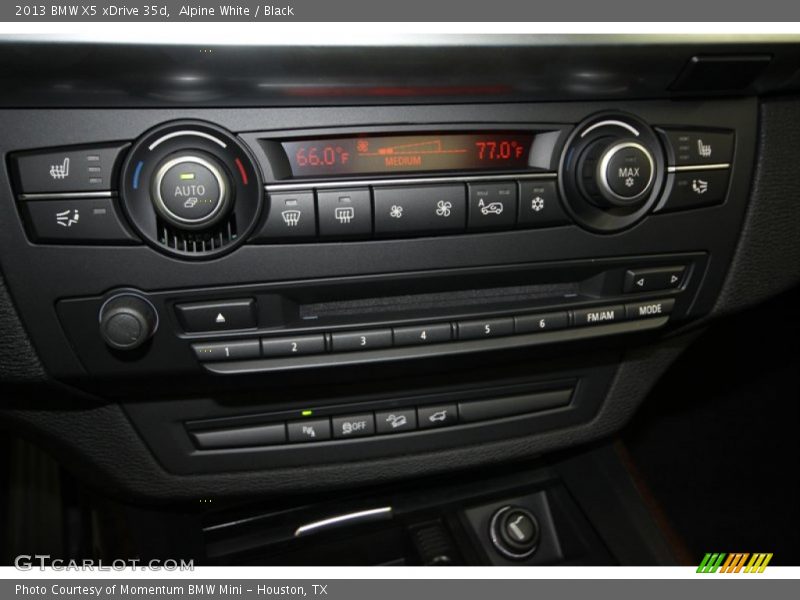 Controls of 2013 X5 xDrive 35d