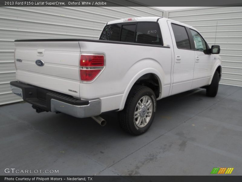 Oxford White / Adobe 2013 Ford F150 Lariat SuperCrew